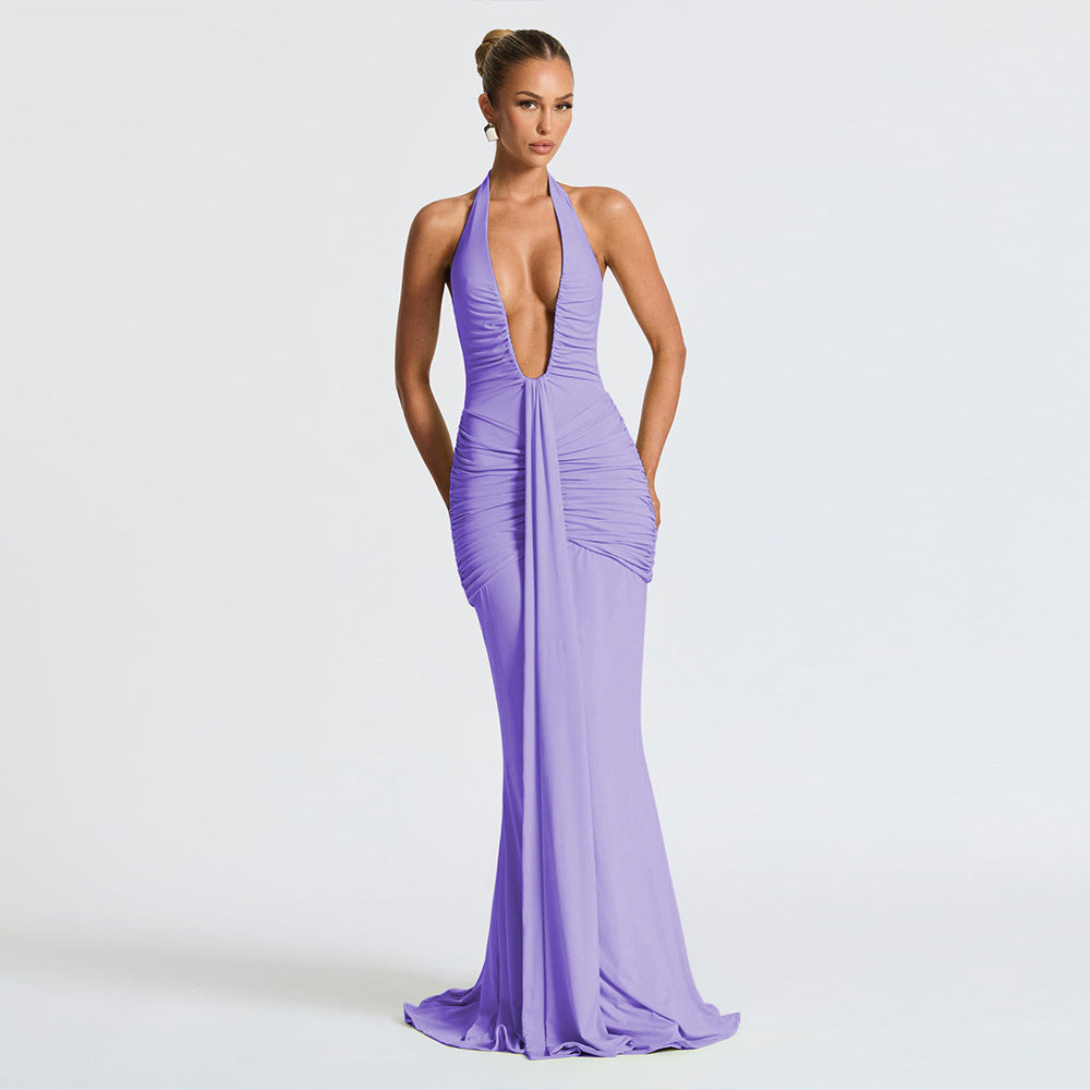 Aster Maxi Dress Purple