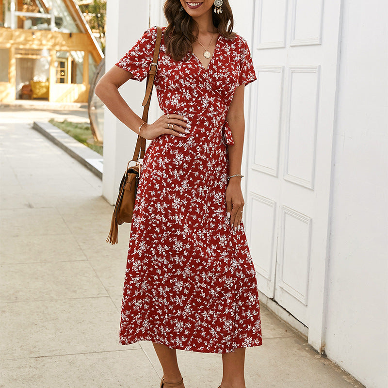 Briar Floral Ruffle Midi Dress FINAL
