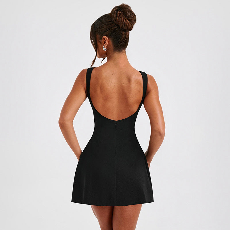 Karla Boutique Women's a Line Dress with Cut and Figure Shaping Design Everyday Luxe Edit