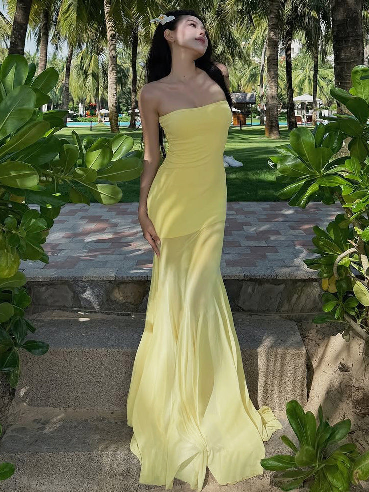 Vivaya Maxi Dress Yellow