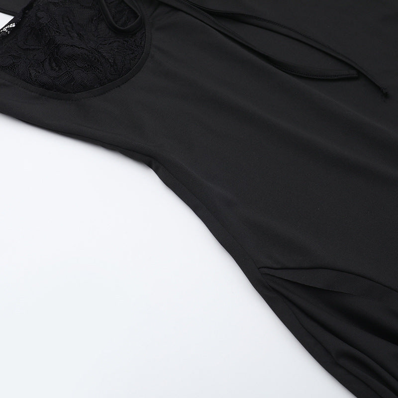 Irish Slit Dress Black
