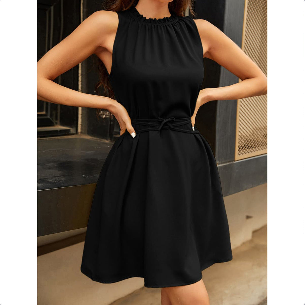 We Find Love Sleeveless Dress Black