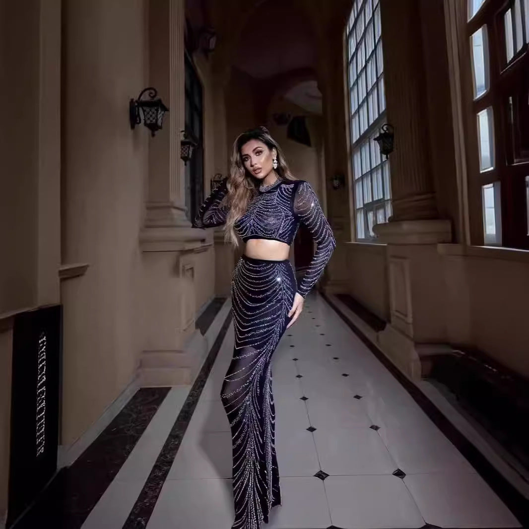 Designer Chic Strapless Prom Dress - Fashionpara