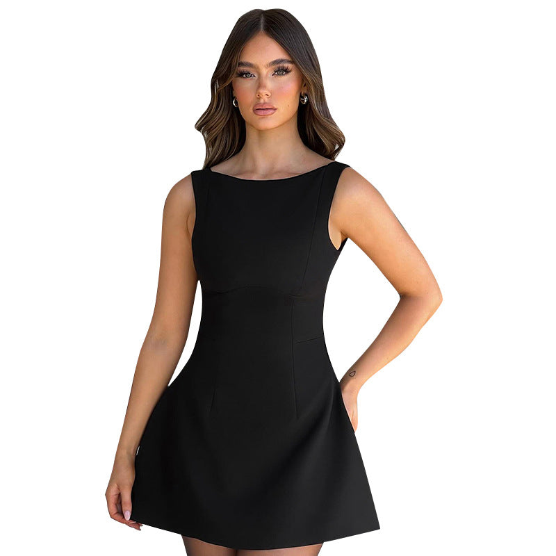 Karla Boutique Women's a Line Dress with Cut and Figure Shaping Design Everyday Luxe Edit
