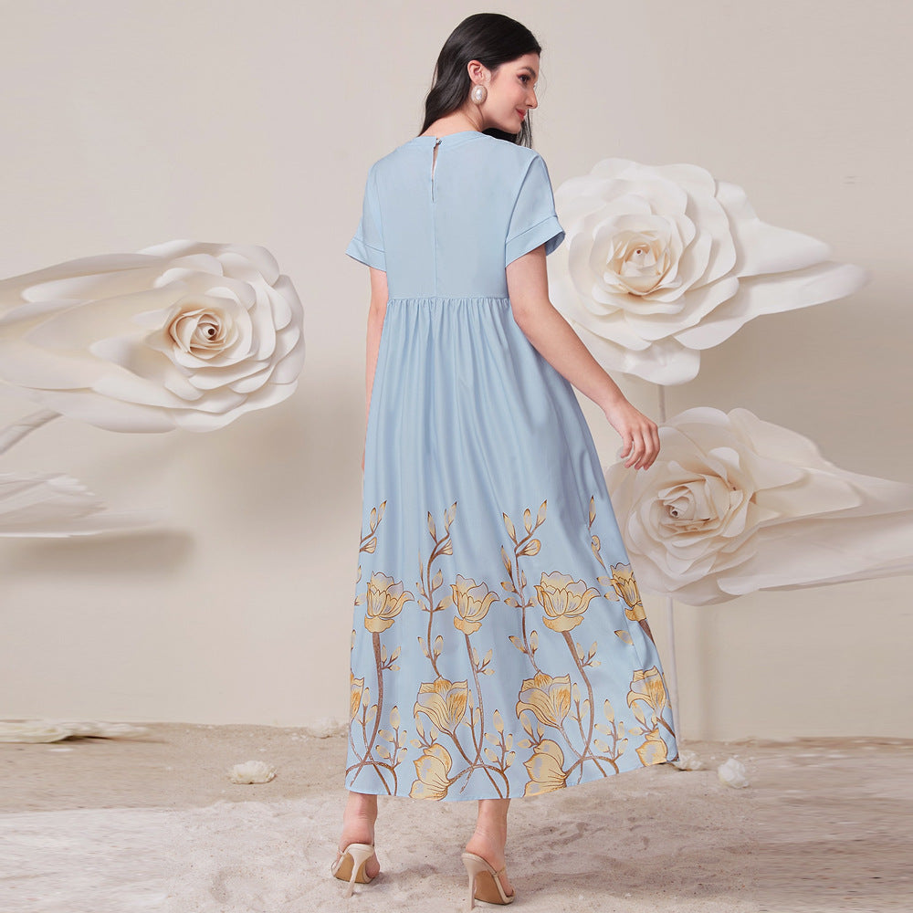 Elegant Casual Dress Robe