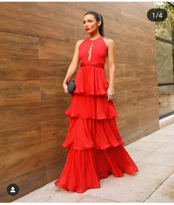 Red Evening Prom Dresses, Long Prom Dress - FashionDia