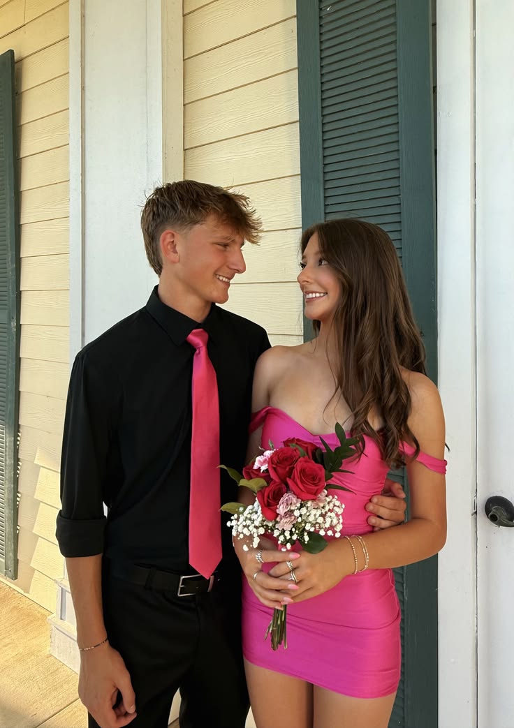 Off-the-Shoulder Pink Satin Sheath Homecoming Dress