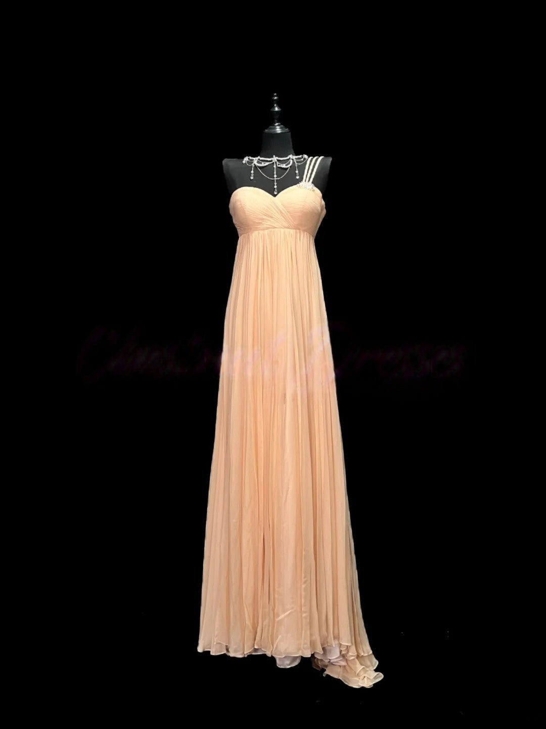One Shoulder A Line Wedding Guest Dress Bridesmaid Dress J10165