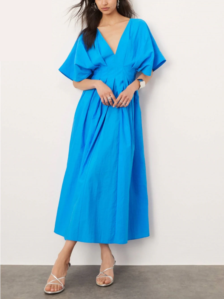 Stephanie Statement Casual Maxi Dress Chic Silhouette Collection