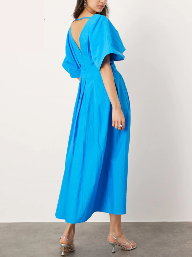 Stephanie Statement Casual Maxi Dress Chic Silhouette Collection