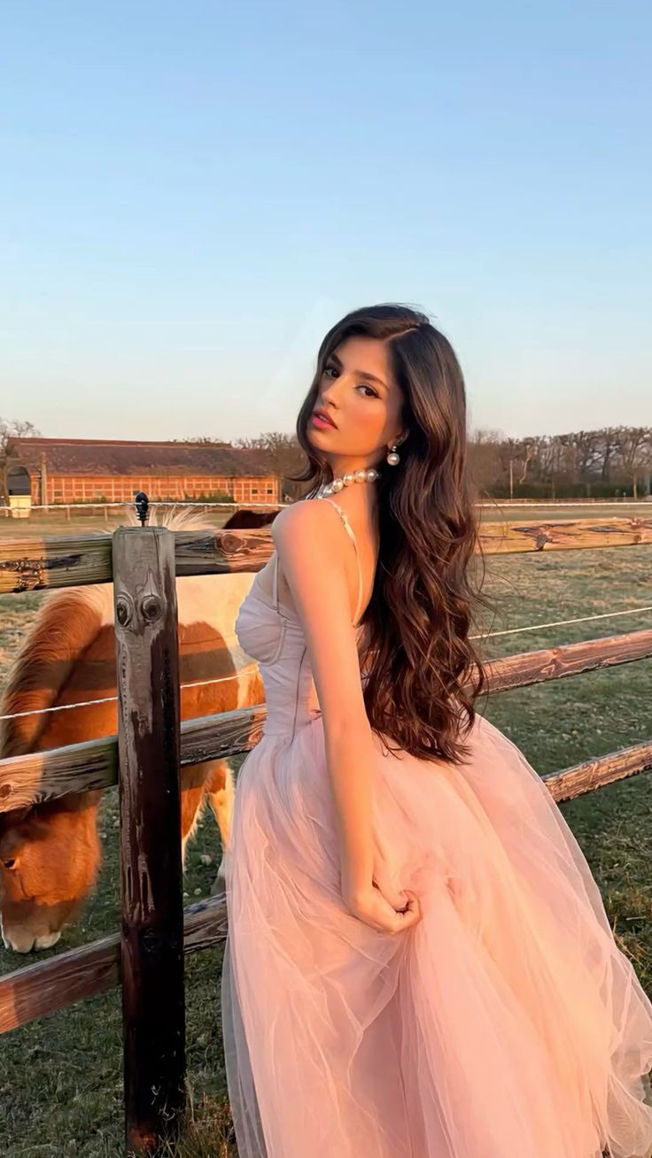 Dreamy Pink A-Line Suspender Tulle Long Prom & Evening Dress Bridesmaid Dress - View 2 | FashionDia