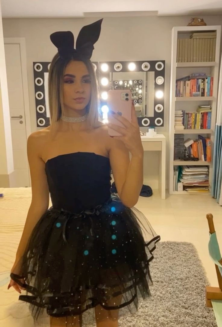 Cute Black Sleeveless Tulle A-Line 17th Birthday Homecoming Dress - FashionDia