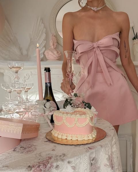 Sweet Pink Bow Waist Satin 16th Birthday Homecoming Dress