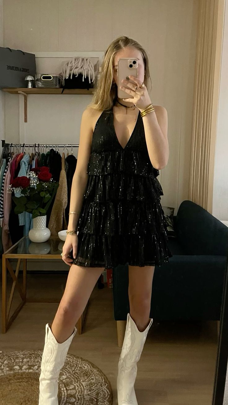 Shining Gold Deep V Sequined Multi-layered Ruffle Skirt Birthday Party Homecoming Dress cc4347