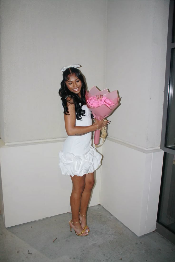 Princess Strap Square Neck Satin Bud Skirt Homecoming Dress