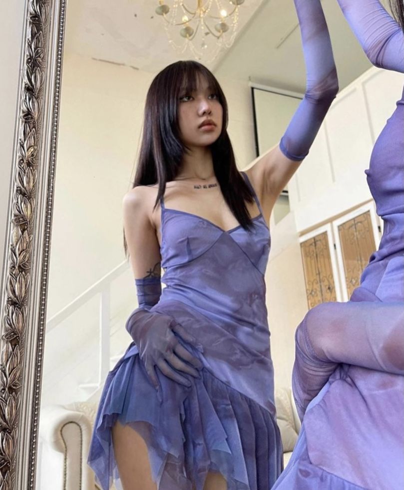 Dreamy Purple Irregular Mesh Birthday Party Homecoming Dress