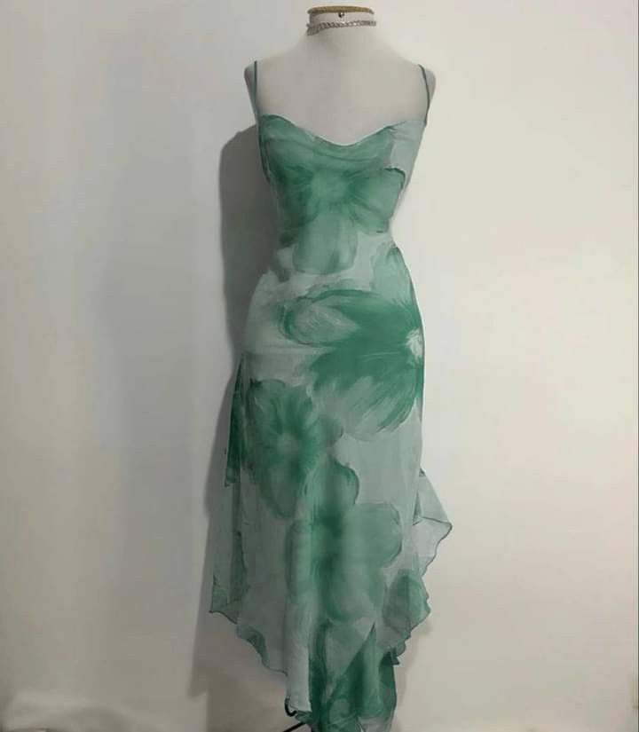 Flowy Chiffon Printed Strapless 19th Birthday Homecoming Dress - FashionDia