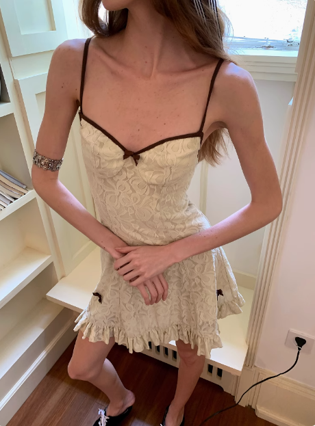 Vintage Ivory Strapless Lace Birthday Short Skirt Homecoming Dress - FashionDia
