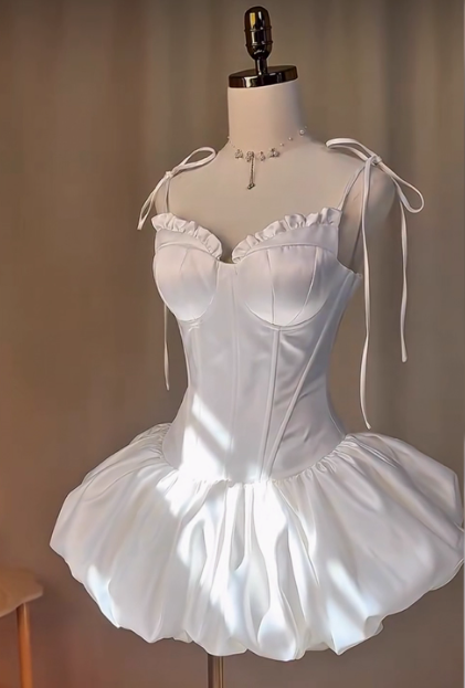 Sweet Sling Flower Bud Birthday Dress Homecoming Dress