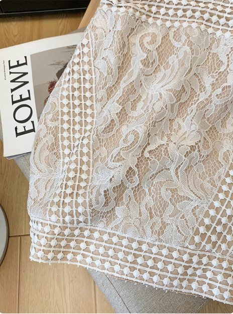 Elegant Sleeveless Halter Neck Lace Waist Hip Birthday Dress Homecoming Dress - View 6 | FashionDia