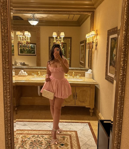 17-year-old Princess Pink Suspender Low-cut Puffy Birthday Dress Homecoming Dress - View 6 | FashionDia