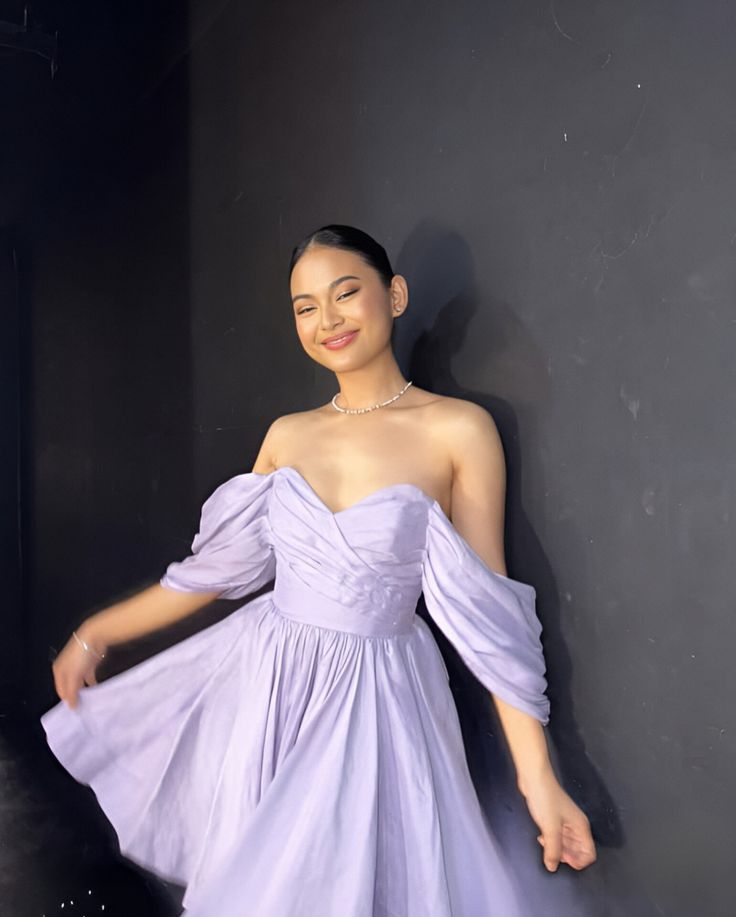 Elegant Lavender One-shoulder Satin A-line Birthday Party Homecoming Dress