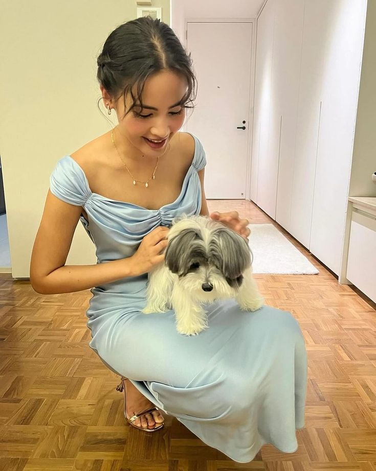 Elegant Light Blue Bodycon Ruffled Satin Long Prom Dress Evening Dress Bridesmaid Dress