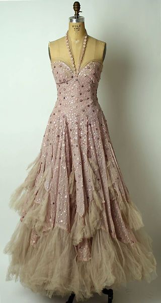 Vintage Pink Apricot A-line Off-shoulder Tulle Long Prom Dress Evening Dress
