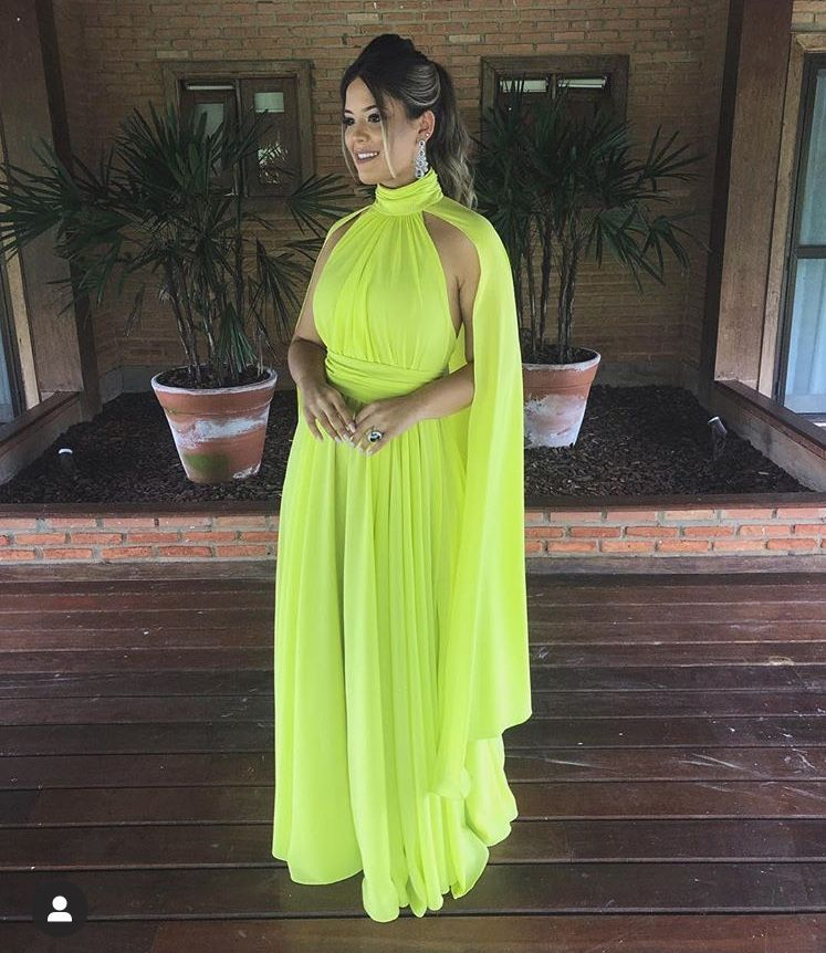 Illusion Green High Neck A-Line Elegant Dubai Arabic Sequins Prom Gowns Party Dress