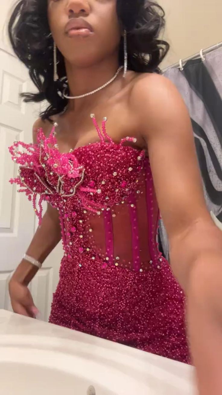 Mermaid Luxurious Black Girl Long Prom Party Dresses Formal Dress Graduation Dress - View 2 | FashionDia