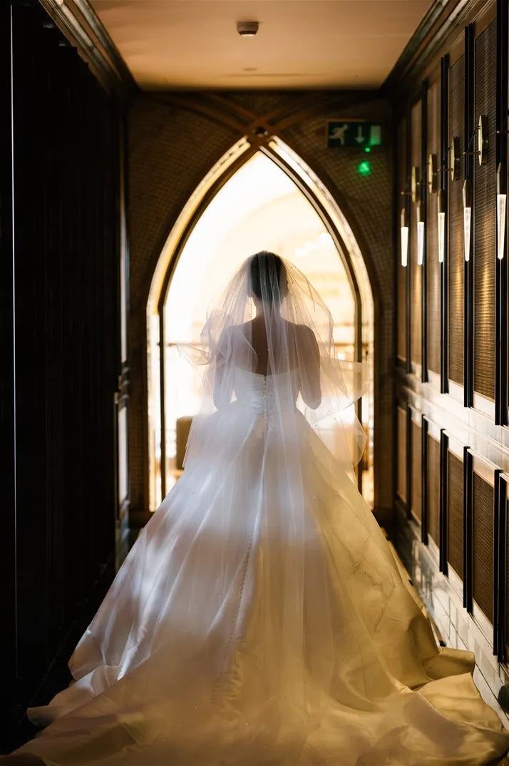 Elegant A-Line Wedding Dresses White Strapless Princess Bridal Dress Boho Beach Wedding Prom Ball Gowns Customized