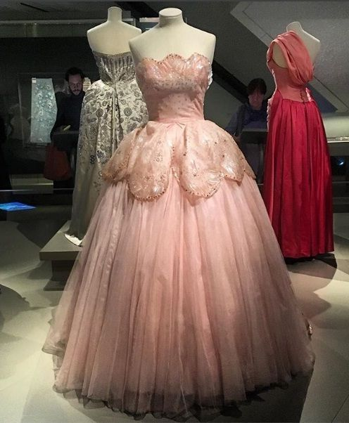 Pink Sweetheart Layered Tulle Lace Ball Gown Prom Dress