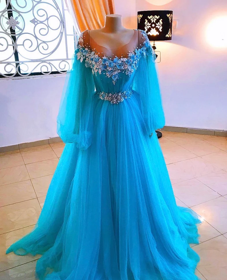 Fluffy Tulle gown, Women Long Tulle Dresses Photo shoot Beach Birthday Party, bridal gown - FashionDia