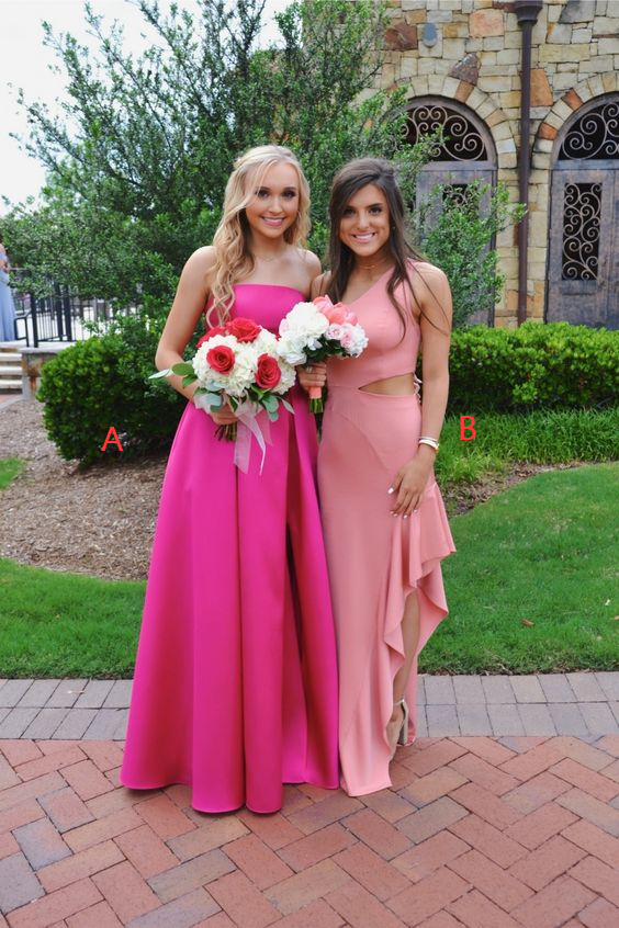Simple evening dresses, long prom dress