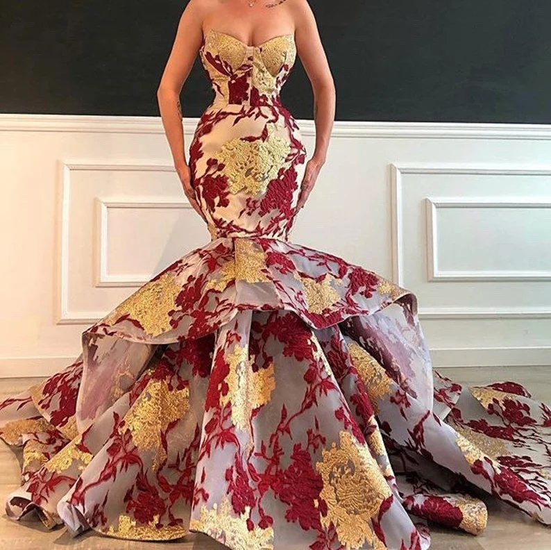 High Quality African Party Prom Dress