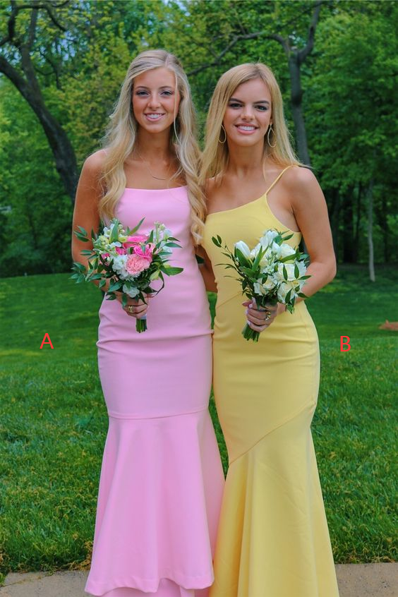 Simple evening dresses, long prom dress