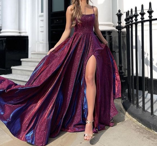 New 2023 Sexy Ladies Prom Evening Dress Side Slit Formal Party prom dress
