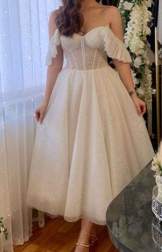 Simple A-Line Tulle Party/Homecoming Dress Prom Dress