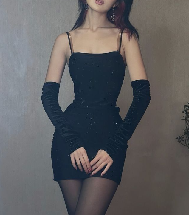 Sexy Sheath Black 16th Birthday Dresses Short Prom Dress - View 2 | VelvetHem