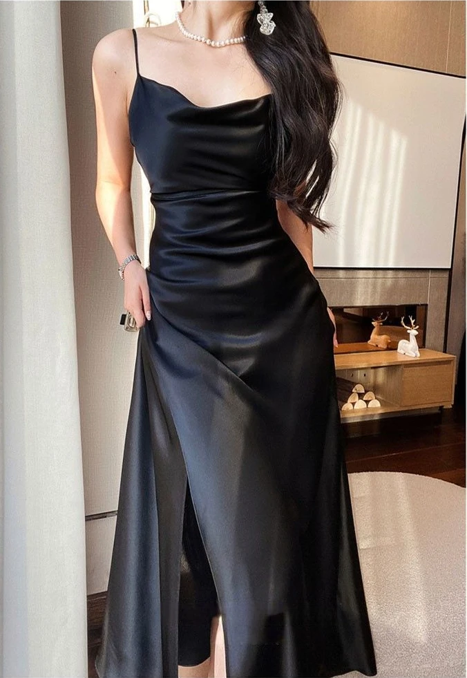 Prom Dress Long Party Dress Outfit, Evening Dress Simple Formal Dress - View 4 | FashionDia