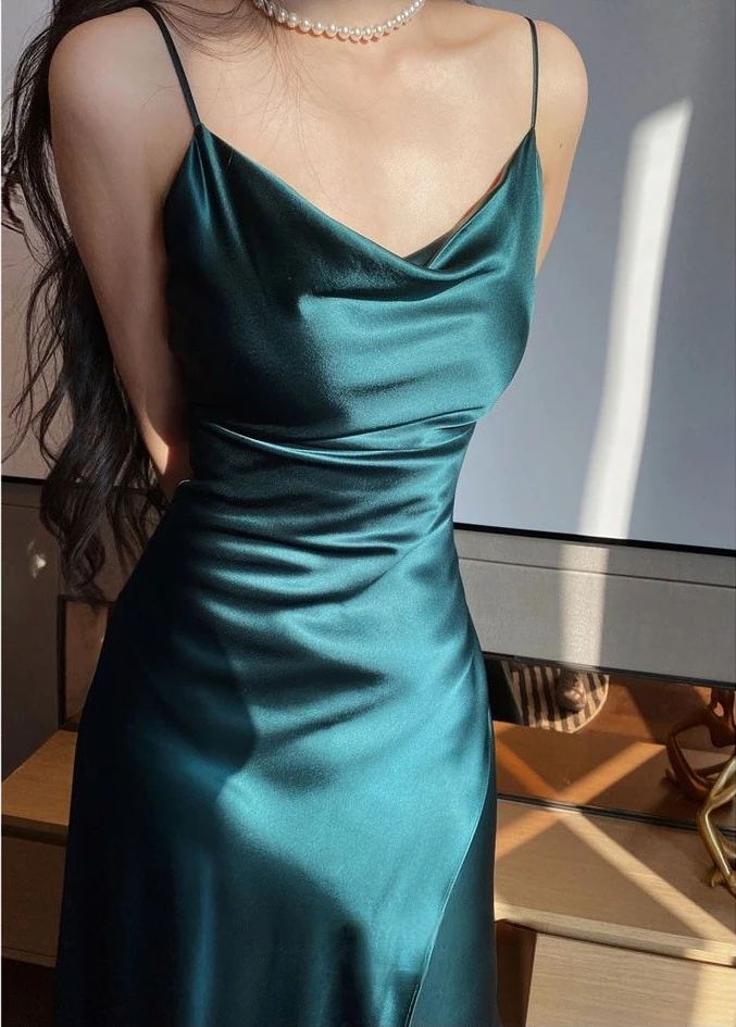Prom Dress Long Party Dress Outfit, Evening Dress Simple Formal Dress - View 3 | FashionDia
