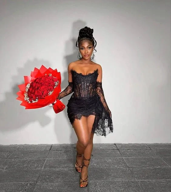 Sexy Lace Homecoming Dress Chic Homecoming Dress Y1964 by simplepromdress