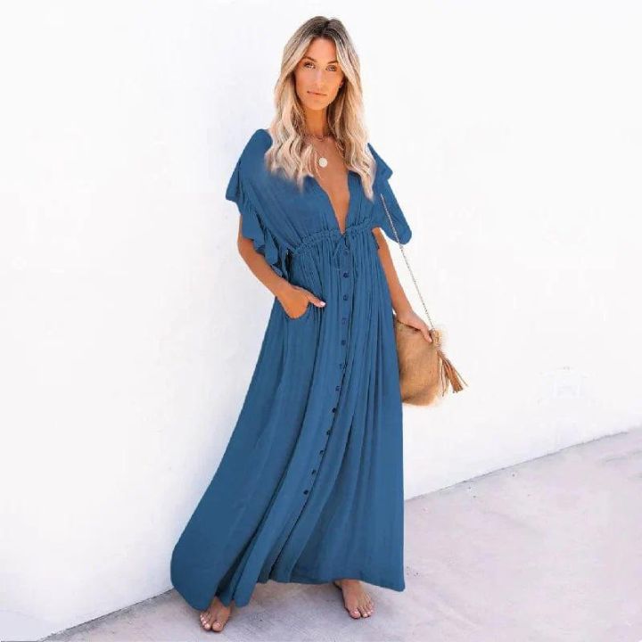 Yesenia Statement Maxi Dress Premium Wardrobe Essential