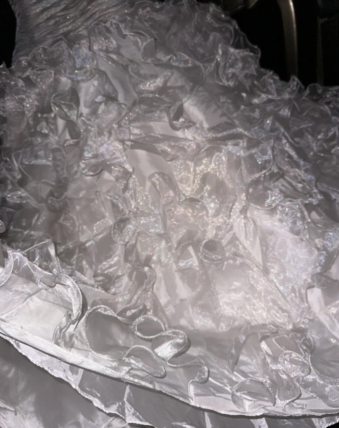Classy Strapless Organza Pleated Mermaid Evening Dress Long Birthday Party Dress