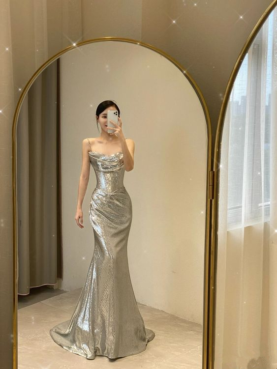 Sexy Mermaid Long Prom Dresses,Evening Dresses