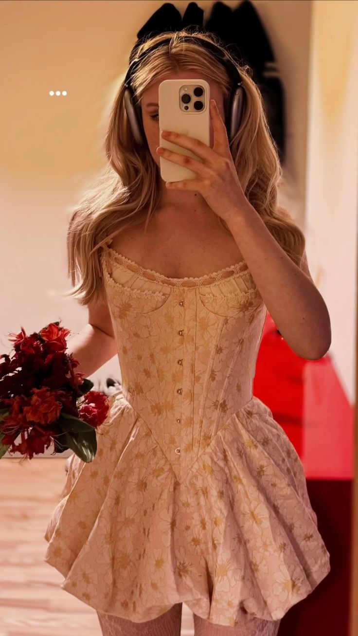 Pretty Spaghetti Straps Pink Satin Printed Floral Short 20th Birthday Outfits Homecoming Dress - FashionDia