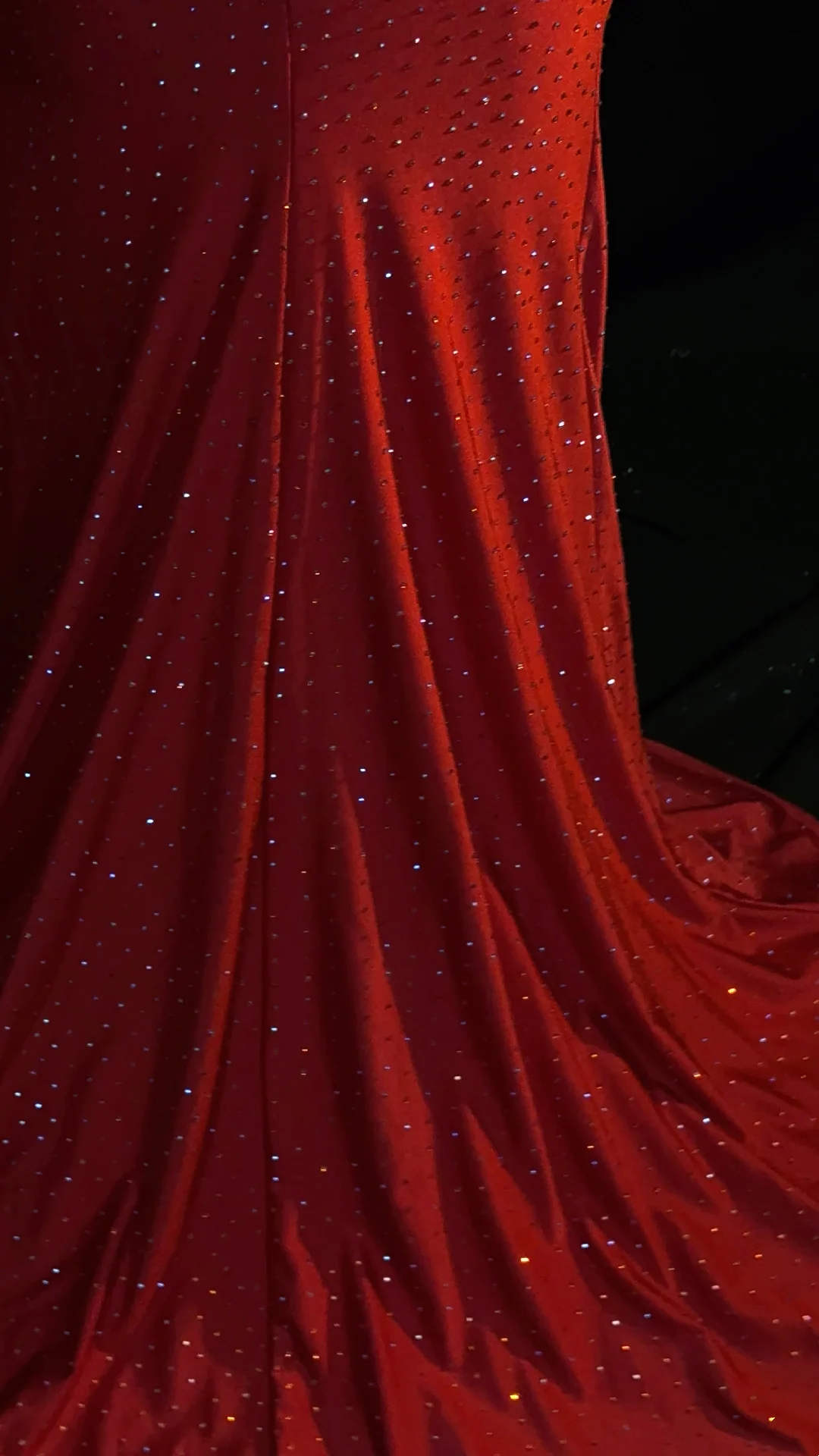 Red Mermaid Formal Prom Dress Open Back Sexy Evening Gowns J10106