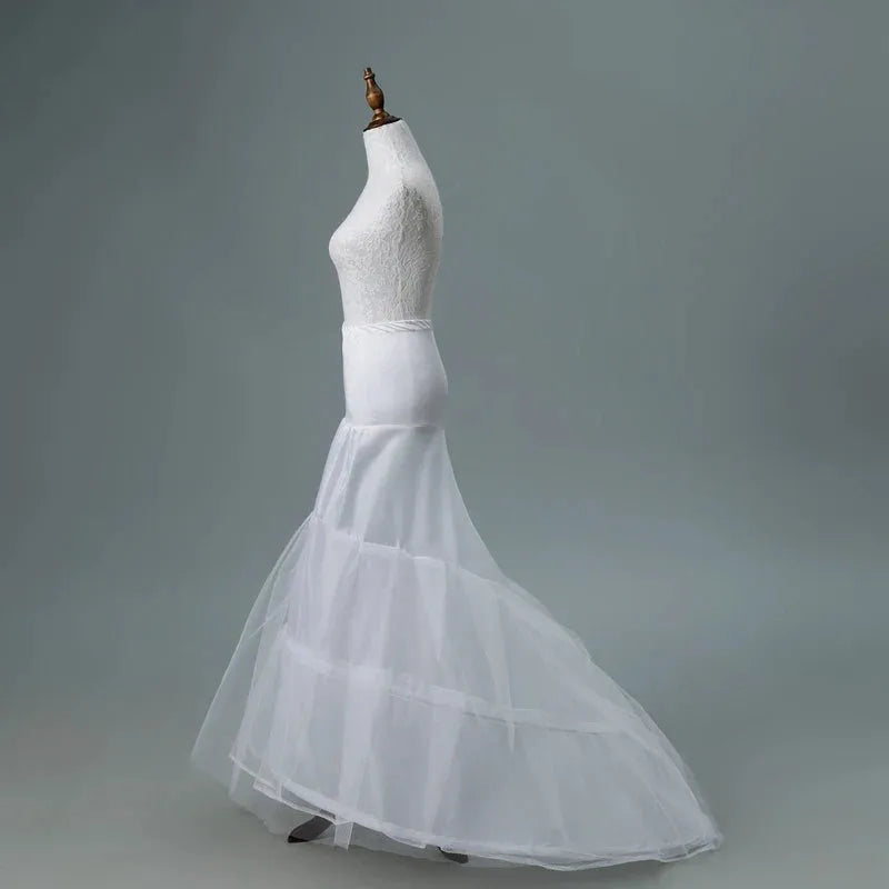Petticoat Crinoline Slips Hoop Skirt Vintage Underskirt for Gown Dress - View 3 | FashionDia