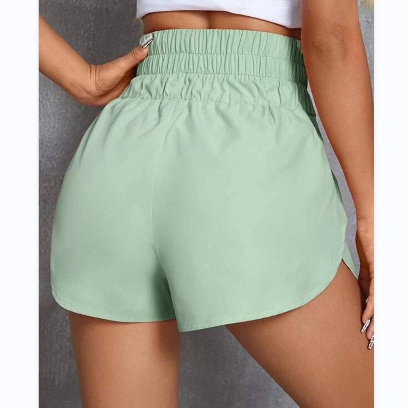 Women Jogging Running Fitness Trouser Waist Summer Streetwear Fashion Short Pants New