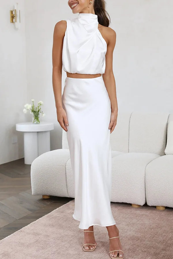Rosario Minimalist Party Dress Elevated Occasion Wear